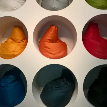 Mailänder Messe: Zanotta - Sacco Sitzsack