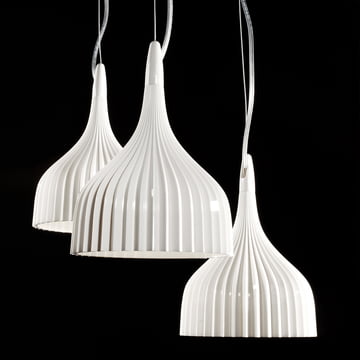  É Pendelleuchte, weiß von Kartell