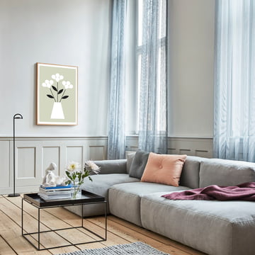 Hay Wohnzimmer mit Mags Sofa und Wandbild