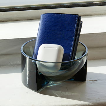 Kuru Glasschale 130 x 60 mm von Iittala in grau