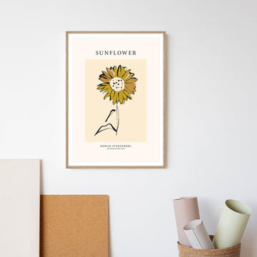 Das Mother Nature, Sunflower Poster von artvoll strahlt Optimismus aus 