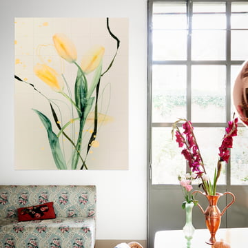 Tulip Jaune Wandbild 120 x 160 cm von IXXI