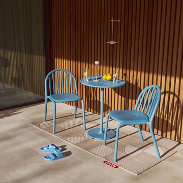 Fred's Outdoor Tisch Ø 60 cm + Stuhl (2er Set) von Fatboy