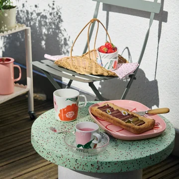 Marimekko - Oiva Puutarhakutsut Becher mit Henkel, mehrfarbig 