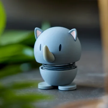 Hoptimist - Soft Rhino, Small, grau