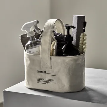 Meraki - Clean Korb, 25 x 16.5 cm, weiß