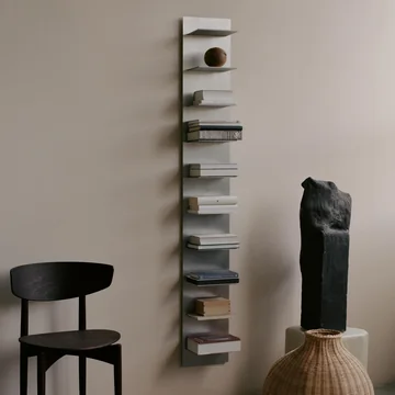 Ferm Living - Lager Tall Wandregal, 25 x 170 cm, Aluminium