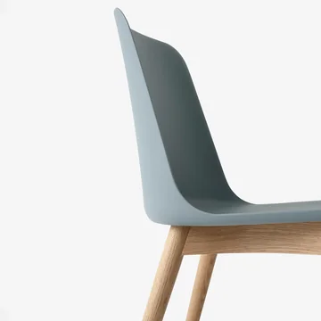 &Tradition - Rely Side Chair HW71, Eiche klar lackiert / hellblau