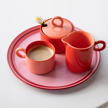 &klevering - Vano Tablett, Ø 17 cm, pink