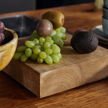 HKliving - Teak cube, large, Teakholz