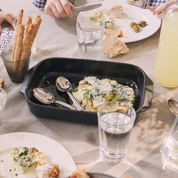 Rosendahl - Cook with love Auflaufform, 34 x 21,5 cm, grau