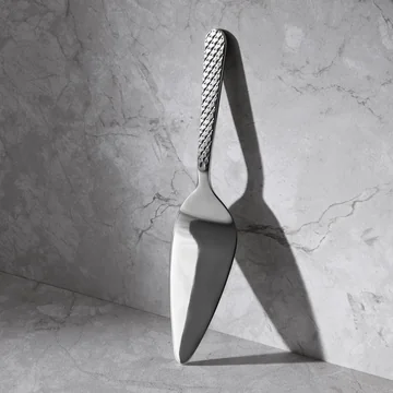 Lyngby Porcelæn - Rhombe Tortenheber, Stahl