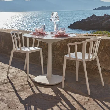 Kartell - Venice Mat Stuhl, weiß