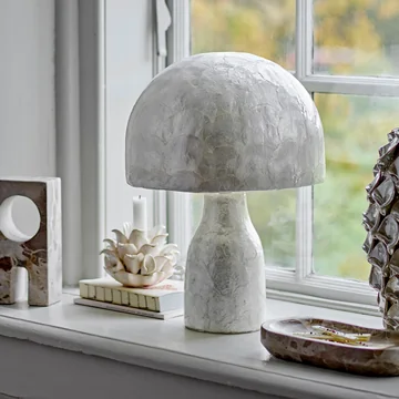 Bloomingville - Adria Tischleuchte, H 43 cm, mother of pearl