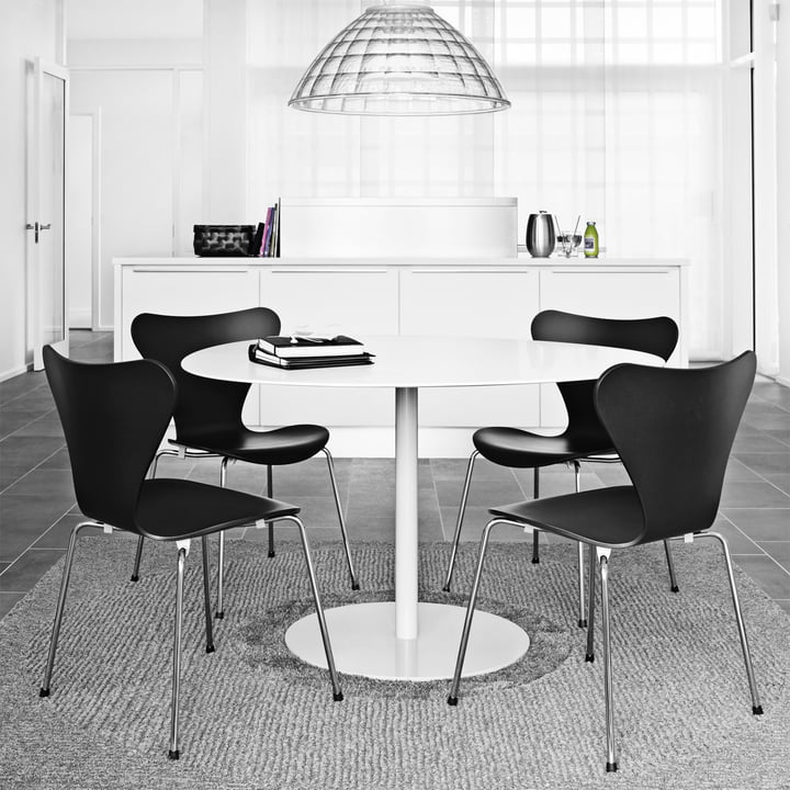 Serie 7 Stuhl Chrom von Fritz Hansen