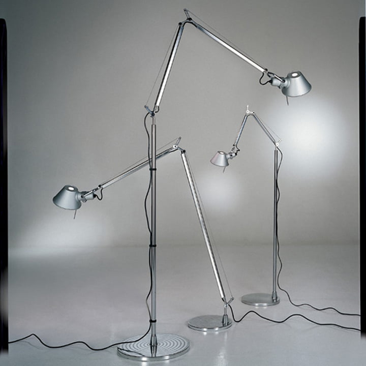 Artemide - Tolomeo Terra Stehleuchte, Body Aluminium, Halogenlam