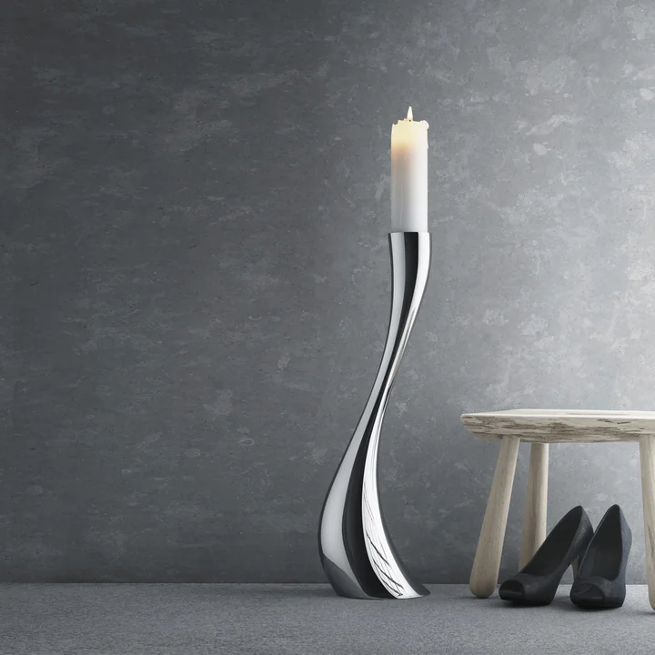 Georg Jensen - Cobra Kerzenleuchter, 60cm