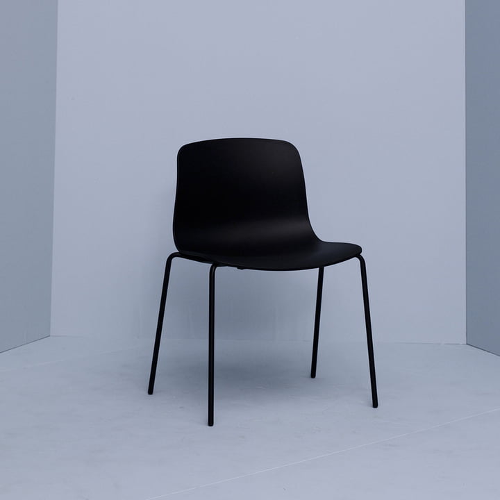 Hay - About A Chair AAC 16, Aluminium schwarz / schwarz