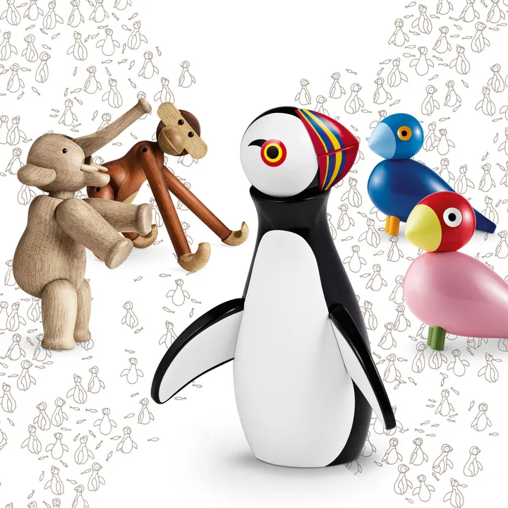 Liebevolle Tierfiguren aus Holz