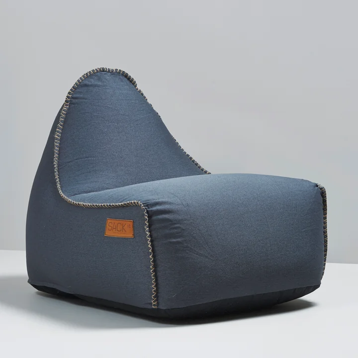 Der Retro it Indoor Sitzsack von Sack it in petrol