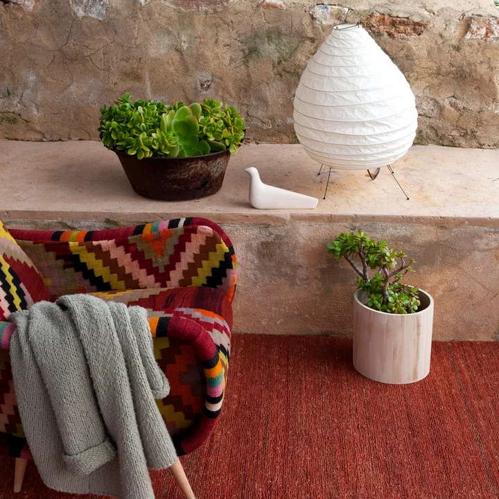 nanimarquina - Earth Teppich, terracotta