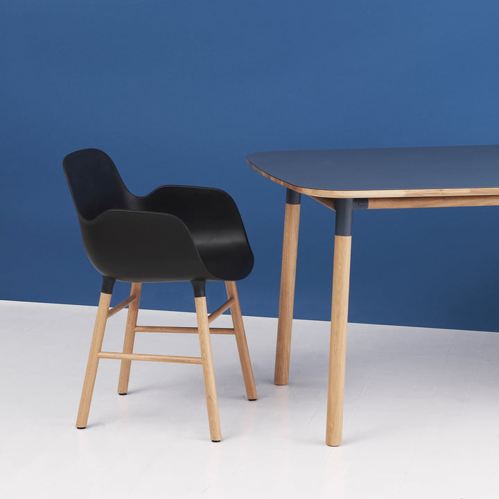 Form Armchair von Normann Copenhagen aus Eiche in Schwarz