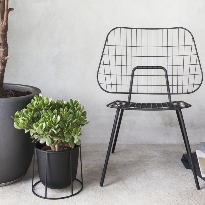 WM String Lounge Chair und Wire Pot von Audo