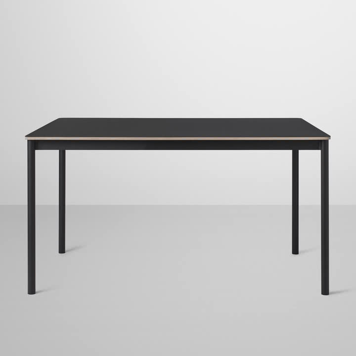 Der Base Table in schwarz von Muuto