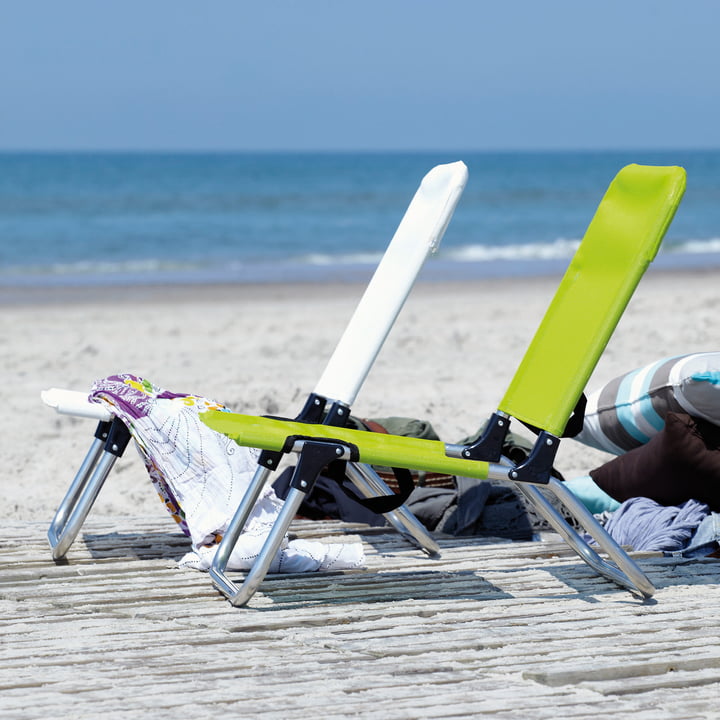 Quick Strandstuhl von Fiam pistazie und weiß