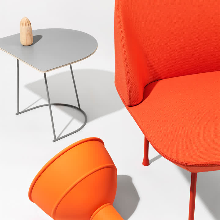 Unfold Pendelleuchte von Muuto in Orange