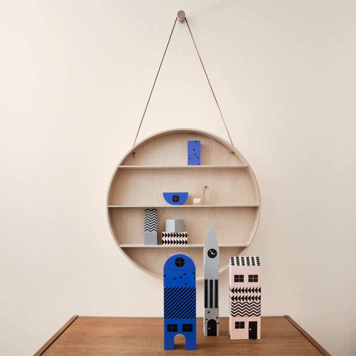 Ferm Living - Round Dorm rundes wandregal