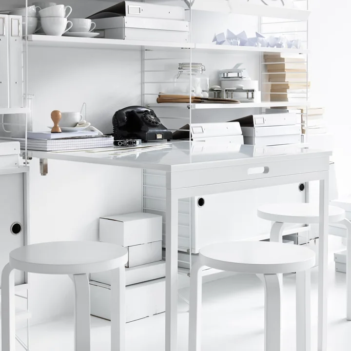 String Regalsystem, weiß, Ambiente