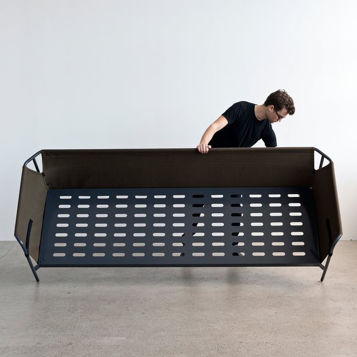 Can Sofa, 3-Sitzer von Hay im Aufbau