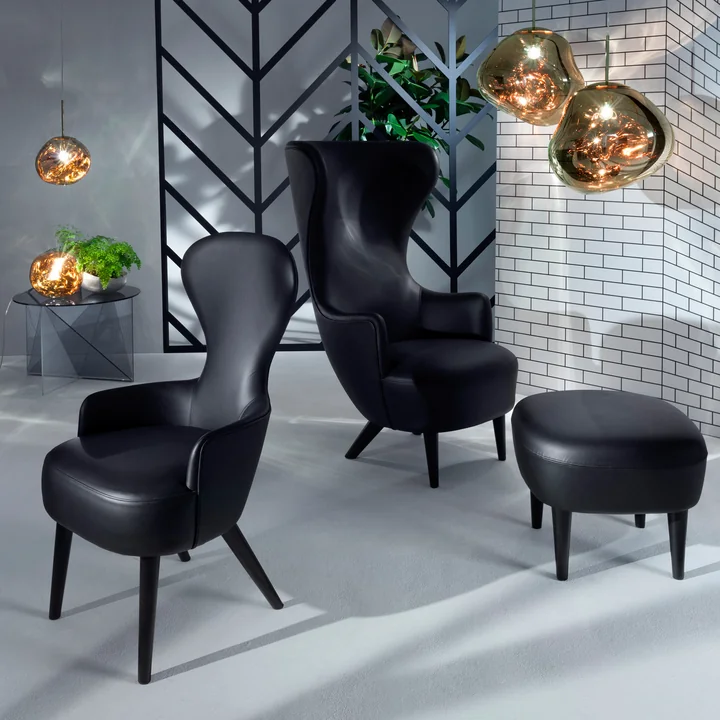 Wingback Kollektion und Melt Leuchte