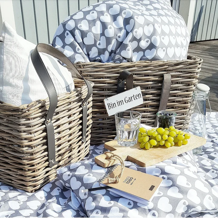 Wende-Bettwäsche Herzen von byGraziela