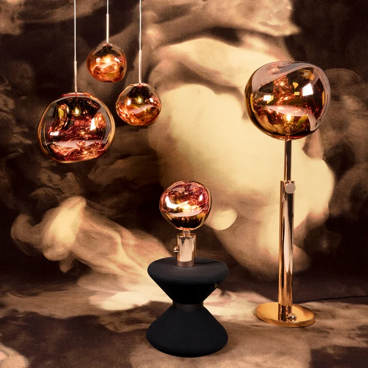 Die Tom Dixon - Melt Leuchten in kupfer - Stehleuchte - Tischleuchte - Pendelleuchte