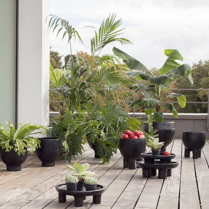 Keramiktöpfe, -vasen und -schalen