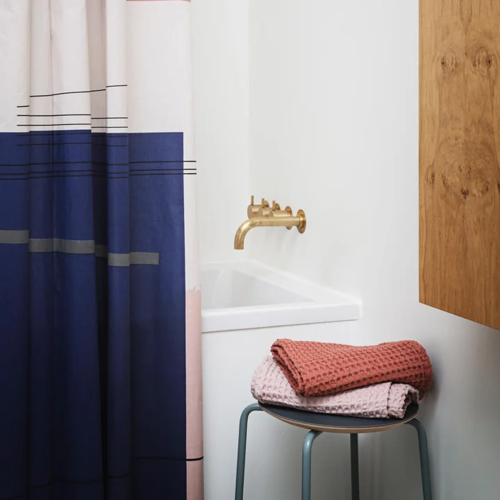 Organic Badetücher in Rosa und Rost von Ferm Living