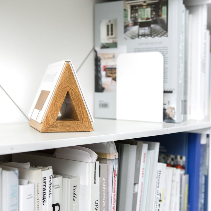 Holz-Dreieck - Lesezeichen für Taschenbücher