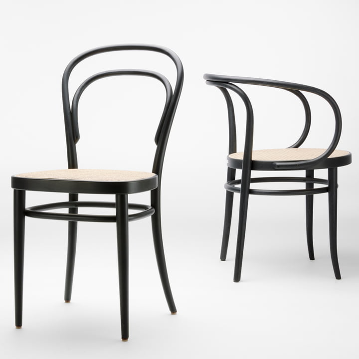 Kaffeehausstühle 209 und 214 von Thonet