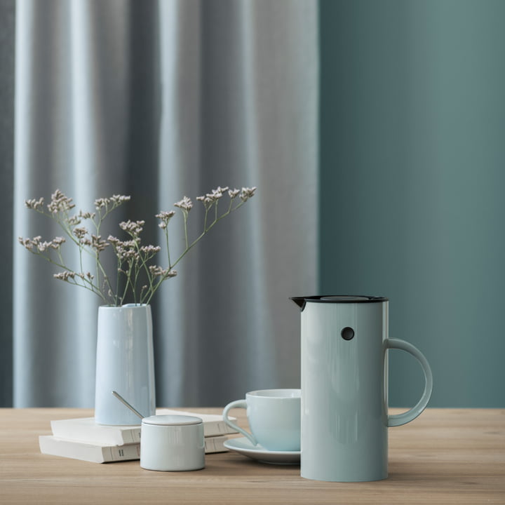 EM Pressfilterkaffekanne 1 l von Stelton in Dusty Green