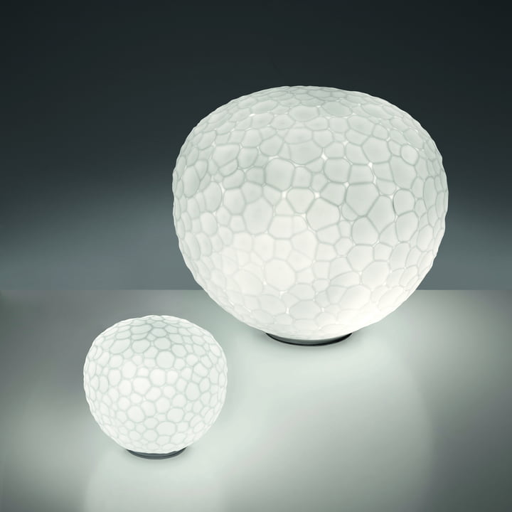 Artemide - Meteroite Stelo Tavolo Tischleuchte, weiß