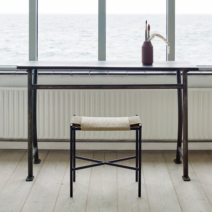 Vent Hocker von Skagerak in Schwarz / Natur