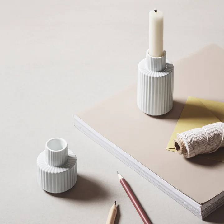 Kerzenhalter von Lyngby Porcelæn