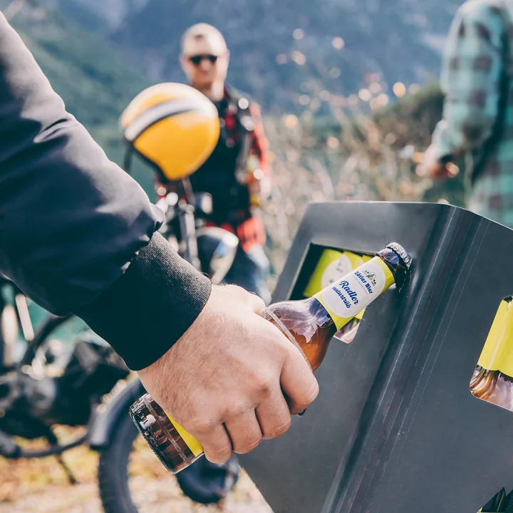 Der höfats - Beer Box Feuerkorb