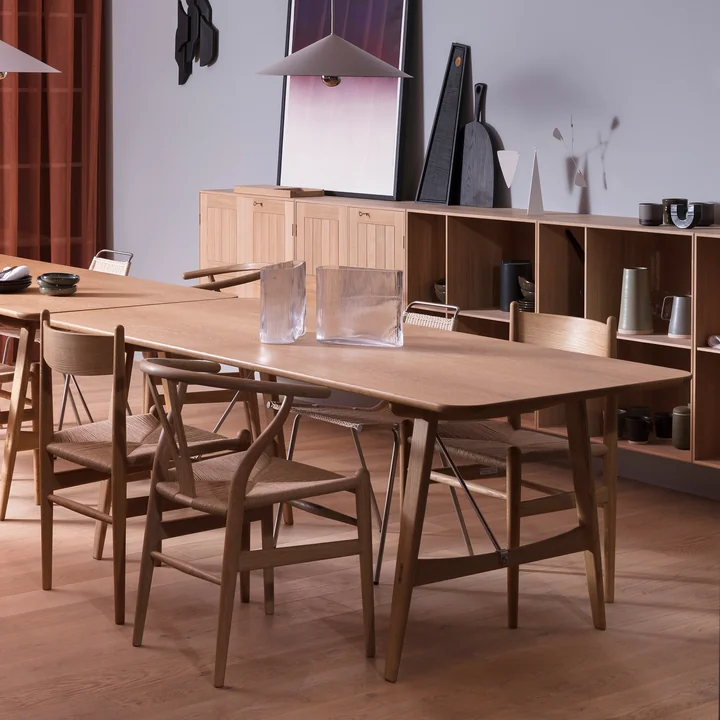 Carl Hansen - BM1160 Hunting Esstisch, 210 x 82 cm, Eiche geölt