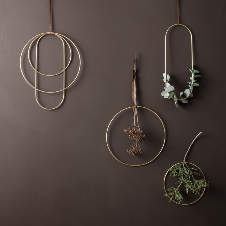 ferm Living - Deko Frames, Messing