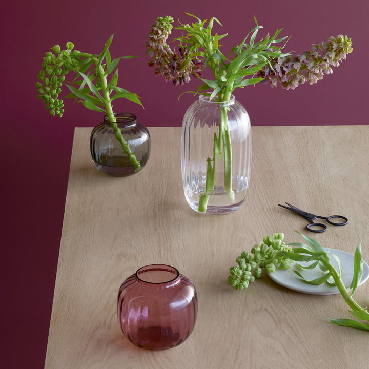 Primula Vase von Holmegaard in verschiedenen Größen und Farben