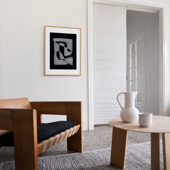 Lineare Poster, 50 x 70 cm von Collection in black