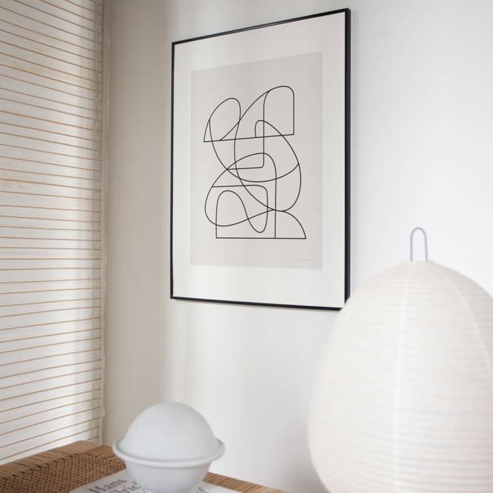 Lineare Poster 50 x 70 cm von Collection in lines